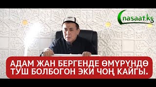 Адам жан бергенде өмүрүндө туш болбогон эки чоң кайгы. Устаз Абдишүкүр Нарматов.