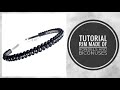 #МК - Ободок из ронделей и биконусов | #Tutorial - Rim made of rondels and biconuses