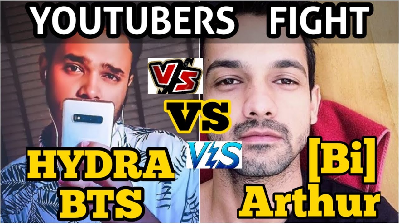 HYDRA vs [Bi] Fight || HYDRA BTS vs [Bi] Arthur Fight In PUBG MOBILE || Youtubers fight ;;