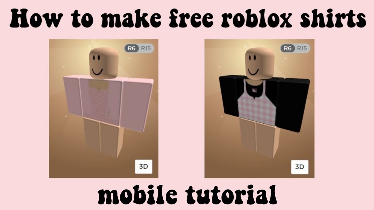 how to make aesthetic shirt in roblox