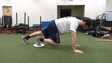 [Core & Hip Flexion] Valslide Hip Flexion - Using Disc