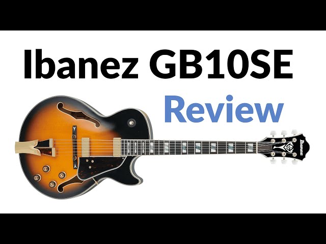 Review of Ibanez GB10SE (with tune-o-matic bridge) - YouTube