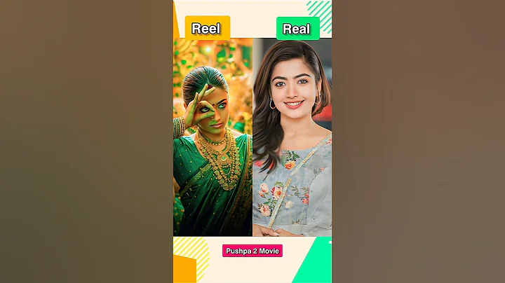 Pushpa 2: The Rule Movie Cast reel vs real || #pushpa2 #alluarjun #shorts #shortsfeed#short#love