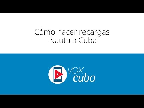 Cómo hacer recargas Nauta desde VoxCuba