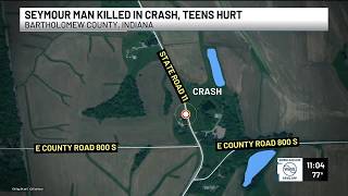 Seymour man killed 3 injured in Bartholomew County crash