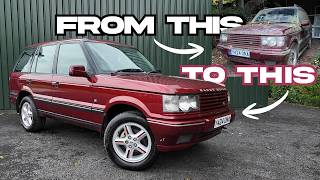 From a BARN FIND to a fully detailed Range Rover P38 Bordeaux
