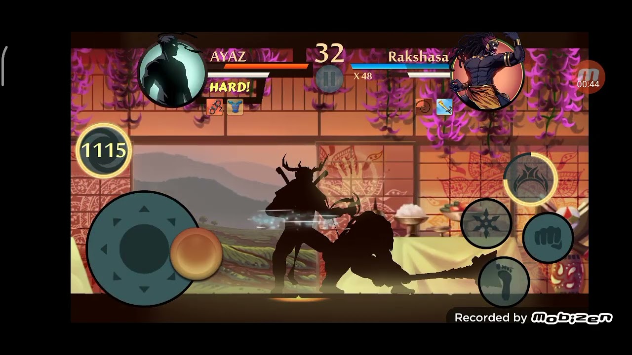 Rakshasa Shadow fight 2 1400+ damage with spiny knuckles without charge.