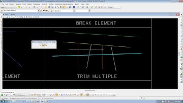 MicrostationV8I SS4 9.11 Trim Multiple