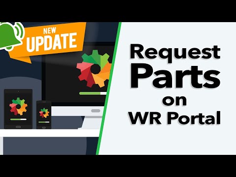 Request Parts on Work Request Portal