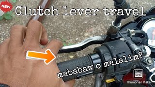 RAIDER 150 CLUTCH PLAY / CLUTCH LEVER ADJUSTMENT