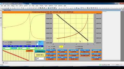 VEE pro Programming example (C-V measurement with Agilent E4980A)