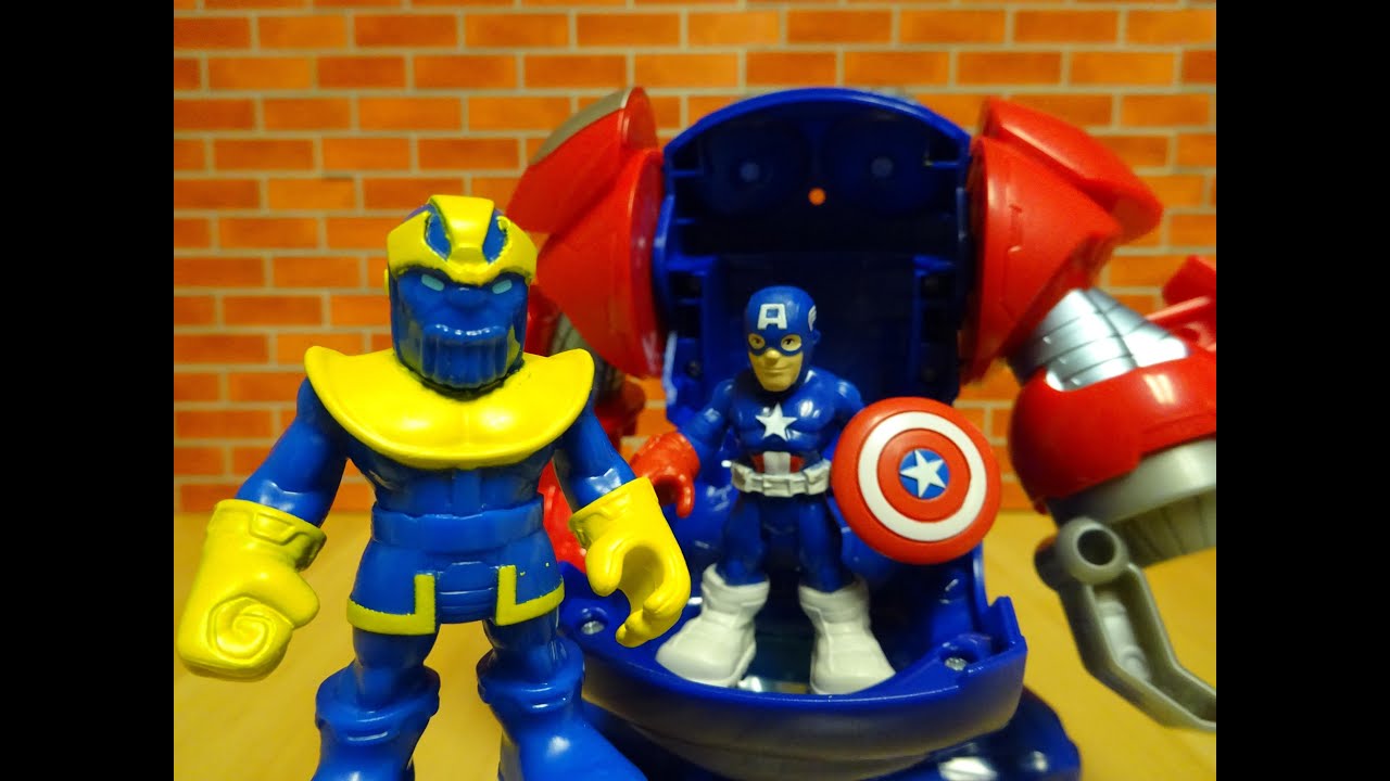 Marvel Playskool Heros Captain America Space Armor