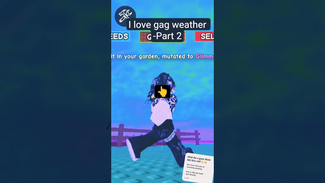 Gag Weather Part 2 Roblox Gag Growagarden Robloxedits YouTube 
