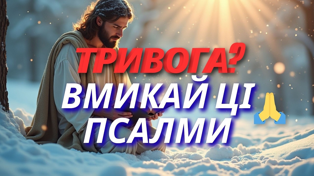 🔴 Коли душа в темряві ✝️ Слухай Псалми, що знімають тривогу 🙏