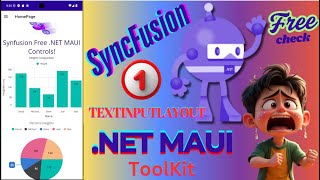 How to Use Syncfusion Essential UI Kit for .NET MAUI ||.NET MAUI Controls For Free TEXTINPUTLAYOUT🚀💥