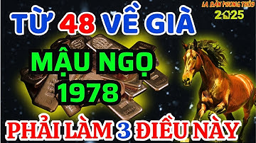 Bí Ẩn Trời Định: Vận Mệnh Mậu Ngọ 1978, Từ 48 Tuổi Lộc Trời Rơi Tận Cửa Về Già Giàu Nứt Đố Đổ Vách