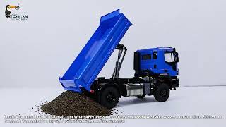 MDMODEL 1/14 4x4 Metal Hydraulic RC Dump Truck Tipper | Axle Differential Lock & 2-Speed #rc