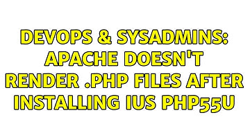 DevOps & SysAdmins: Apache doesn