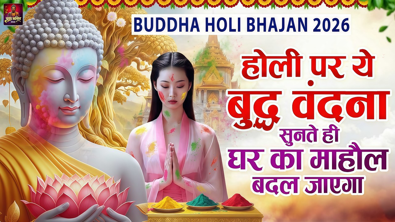 होली पर ये बुद्ध वंदना सुनते ही घर का माहौल बदल जाएगा Buddha Holi Bhajan 2026 | Buddha Vandana 2026