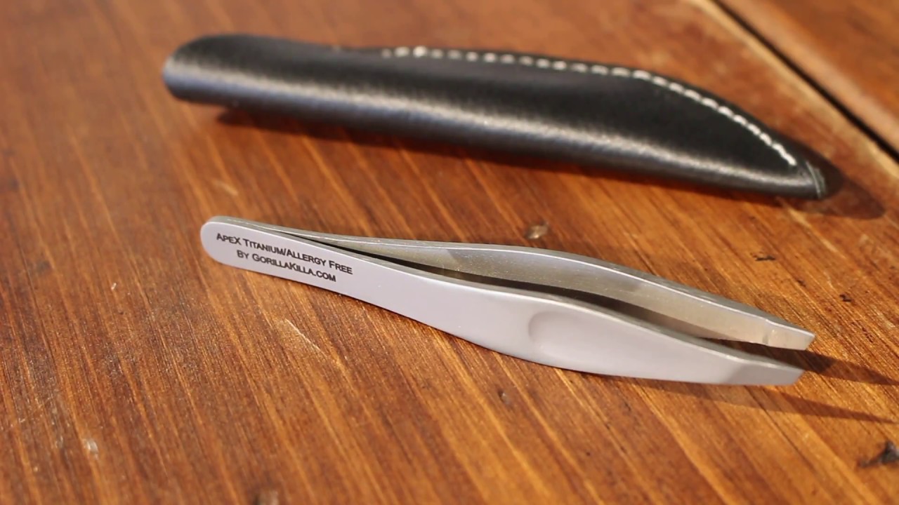 Allergy-Free Titanium Slant Nose Tweezers - Do you have Contact
