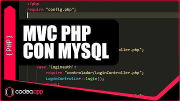MVC en PHP con MySql - Programación  Modelo Vista Controlador