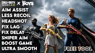 COD MOBILE NEW SEASON FREE TOOLBOX AIM ASSIST | LAGFIX | LESS RECOIL | HIGH DAMAGE