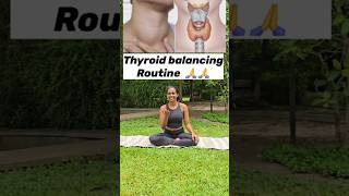 Daily thyroid yog: neck + gland massage,ustrasana  balance hormones & boost energy naturaly #thyroid
