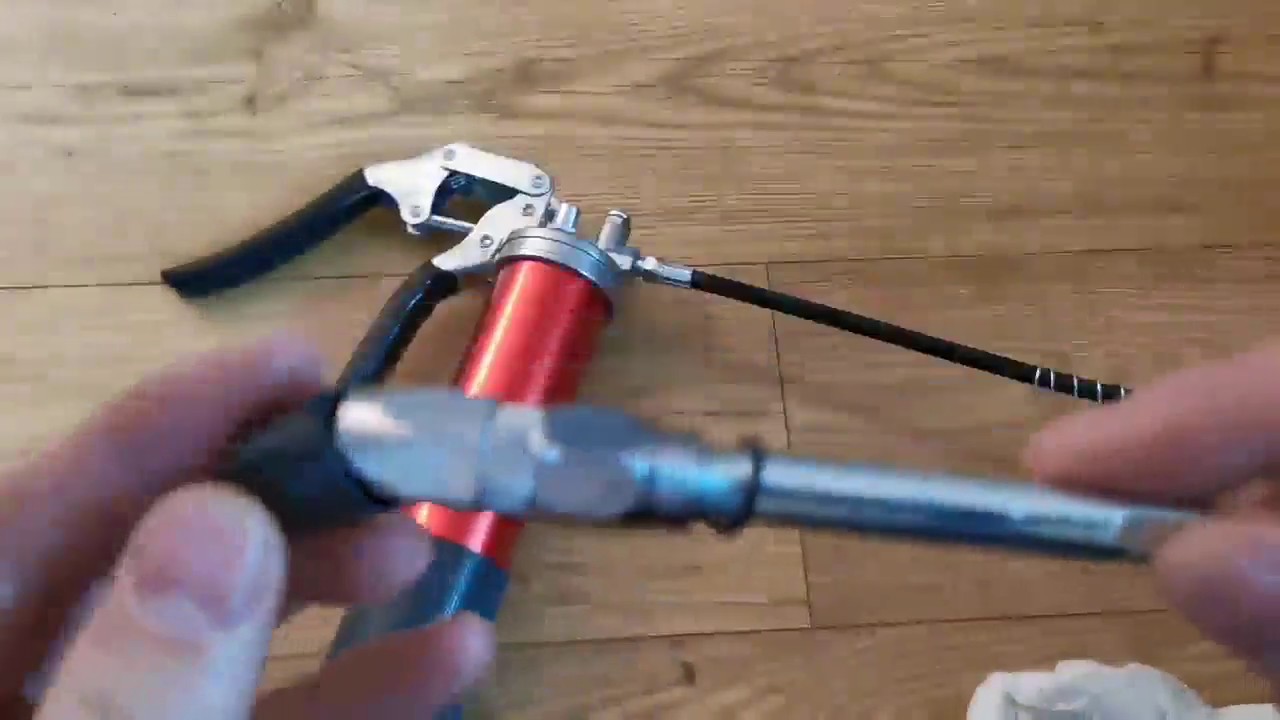 CarBole Heavy Duty Pistol Grip 6000 PSI Grease Gun, Professional tool