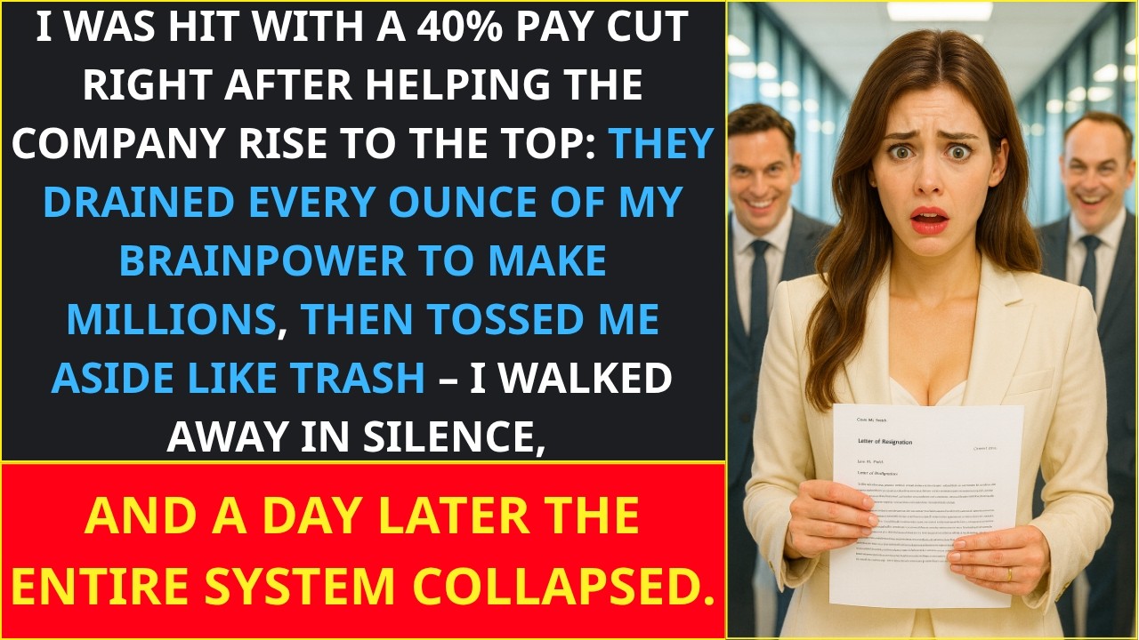 I built their empire, they cut my pay and fired me — I left quietly, then the system collapsed fast!