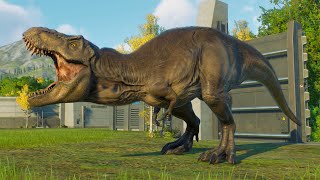RELEASE ALL 96 LAND DINOSAURS SPECIES SINGLE EGG IN BIOSYN SANCTUARY - Jurassic World Evolution 2
