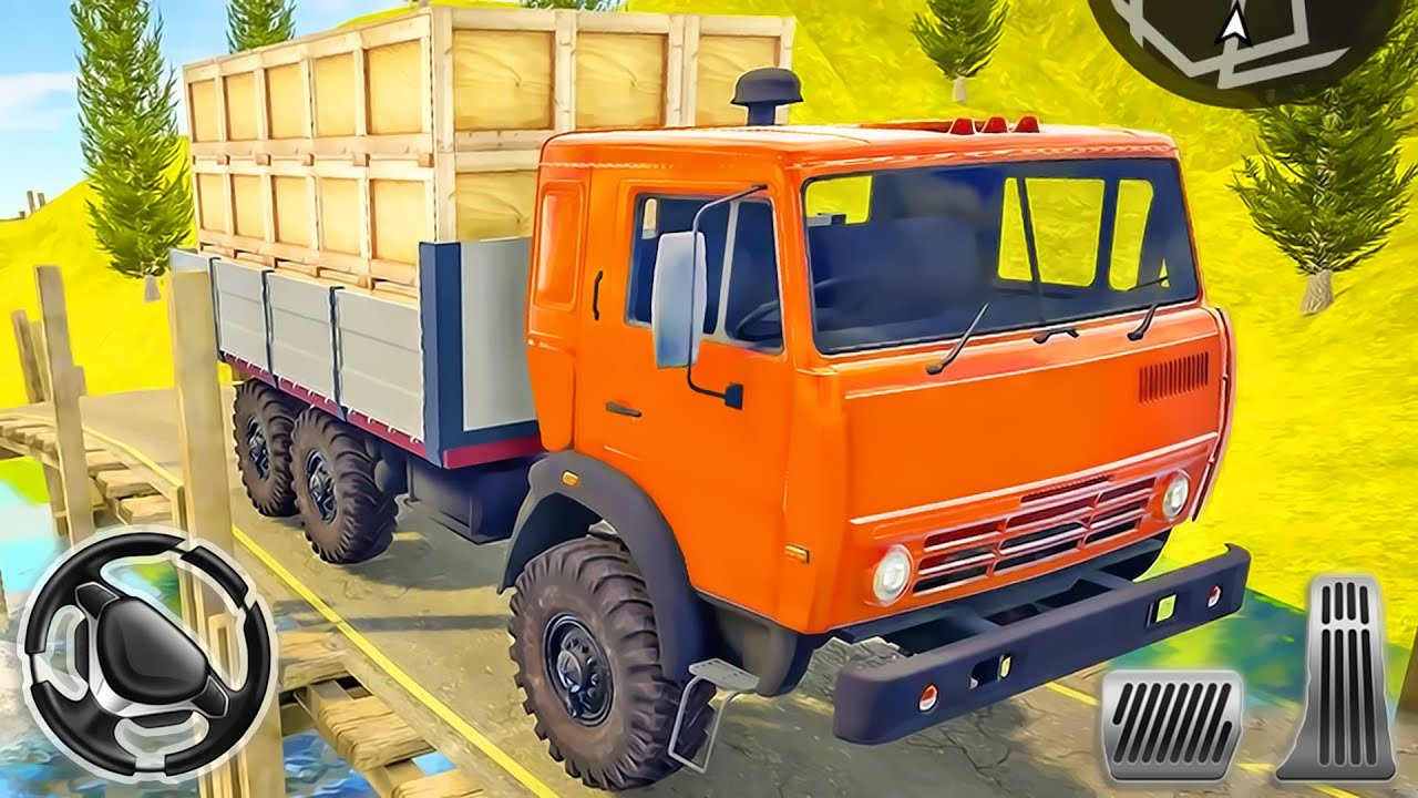 Log Transporter Truck Driving - Truck Driver Games 2021 | Android Gameplay