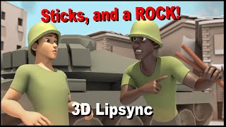 Sticks, and a ROCK | 3D Animation