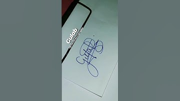 Gulab Name Signature Style Comment Your Name And Subscribe Channel #signature #viral #trending #art