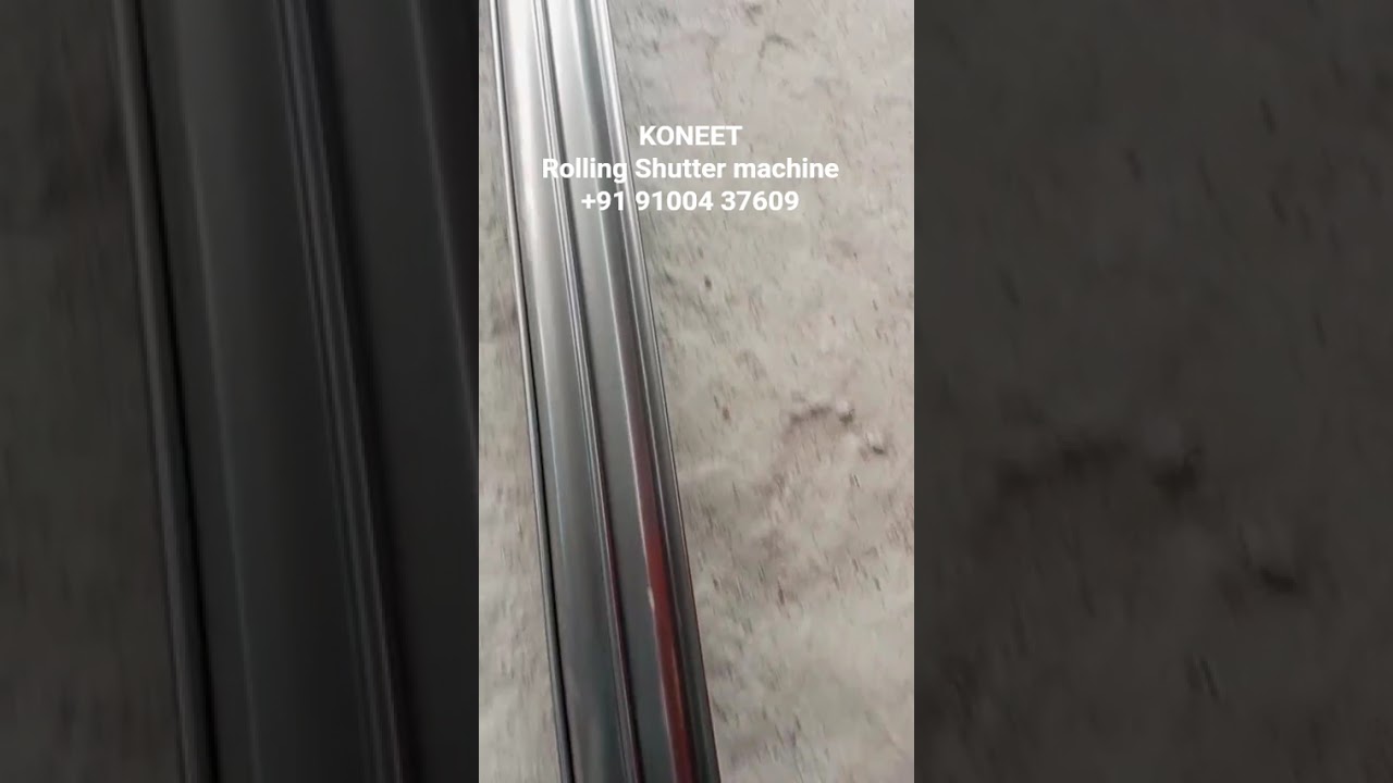 ✨ KONEET Rolling Shutter Profiles Machine Call WhatsApp +91 9100437609 / +91 8008015644 