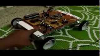 remote controlled rover using zigbee