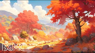 Soft Music with Acoustic Guitar - Cozy Fall Ambience for Studying and Relaxation