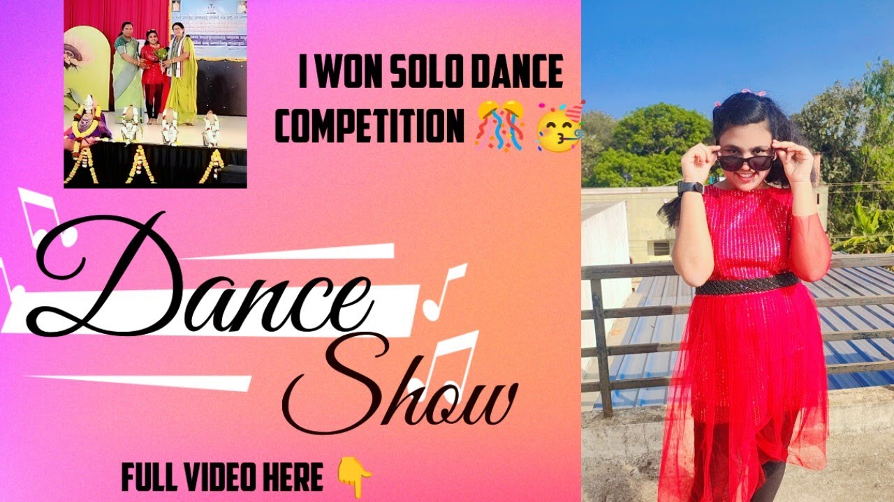  I Won the Solo Dance Performance Competition 💗🥳🎊!! 