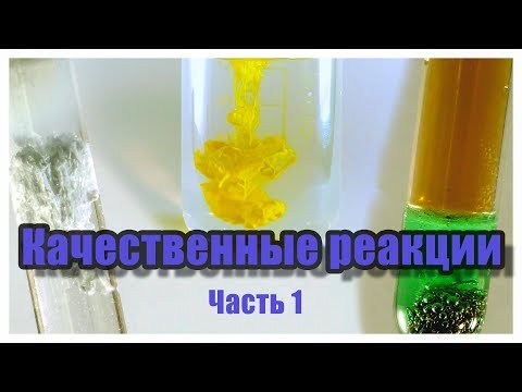 Качественные реакции на анионы