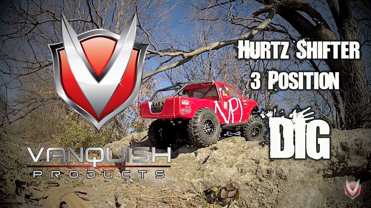Vanquish Products - Hurtz shifter dig for the Axial SCX10 - YouTube
