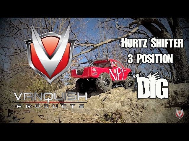 Vanquish Products - Hurtz shifter dig for the Axial SCX10 - YouTube