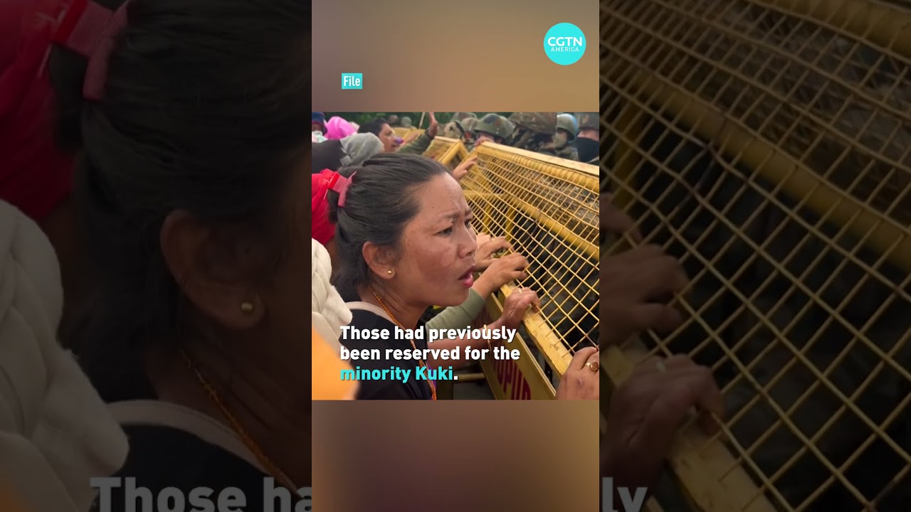 Protest in New Delhi turns violent over Manipur