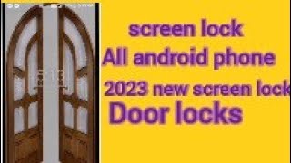 door screen lock। all android phone screen lock।২০২৩ new screen lock।#Irfan_technical screenshot 3