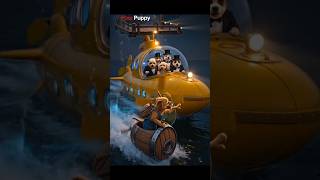 Tiny Puppy Saves Submarine Underwater 😱🐶 | Unbelievable Rescue Story 🚢💥 #shorts#viralshort