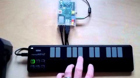 Pure Data - Raspberry Pi Test 3 - SH-101