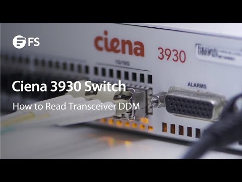 How to Read Transceiver DDM on Ciena 3930 Switch | FS