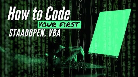 Stop Manual Extraction! Automate STAAD Foundation Reactions with OpenSTAAD VBA #openstaad #vba
