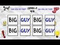Big Guy Easy Say The Word On Beat Challenge  | EASY MEDIUM HARD | Fast Rhythm Test | ICE SPICE