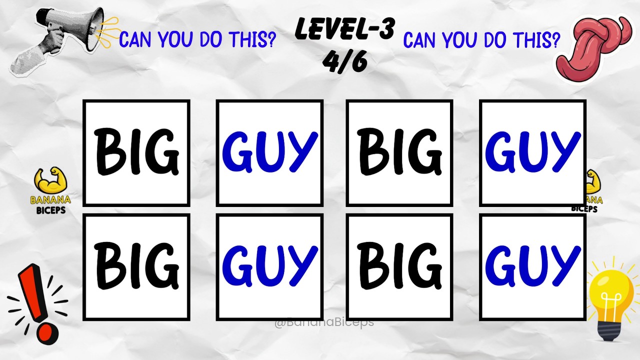 Big Guy Easy Say The Word On Beat Challenge  | EASY MEDIUM HARD | Fast Rhythm Test | ICE SPICE