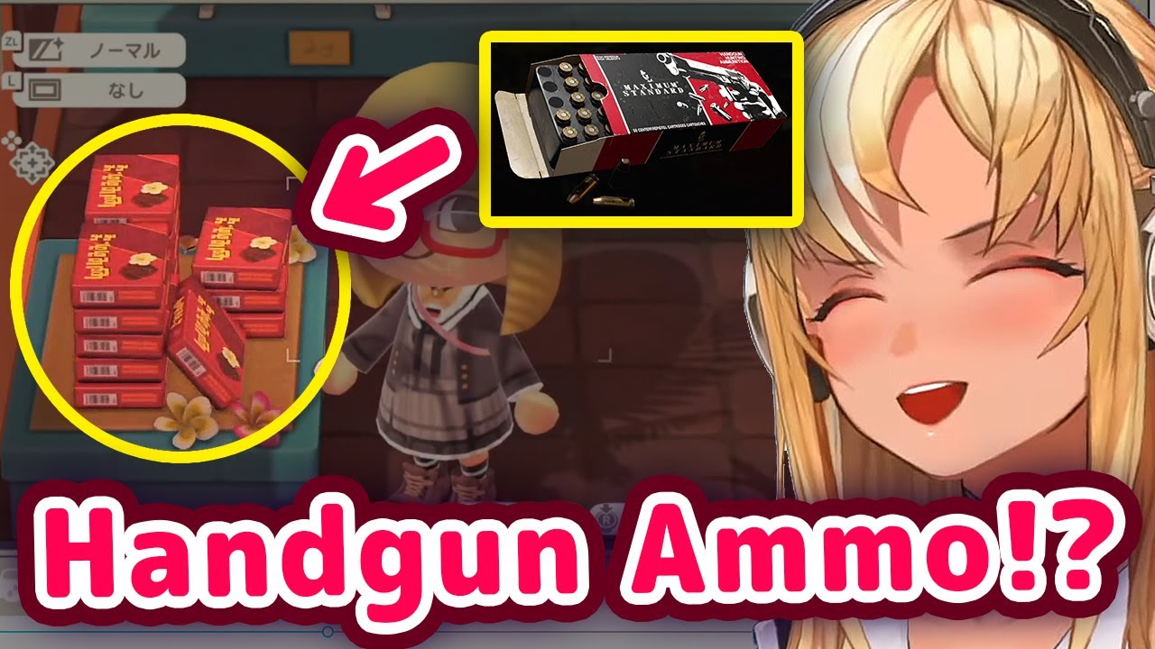 Flare Wheezes After Thinking Boxed Chocolates Were Handgun Ammo in Animal Crossing【ENG Sub/Hololive】