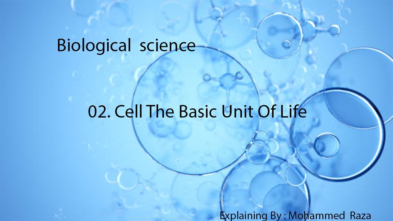 Cell Basic Unit Of Life || Chapter 02 || Biological Science|| 8th ...